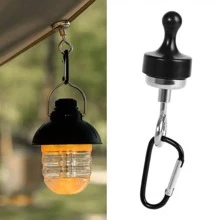 Outdoor Hook For Camping Lantern, Tarp, Tent Fastening Camping Stuff - Black - View 3
