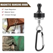 Outdoor Hook For Camping Lantern, Tarp, Tent Fastening Camping Stuff - Black - View 4