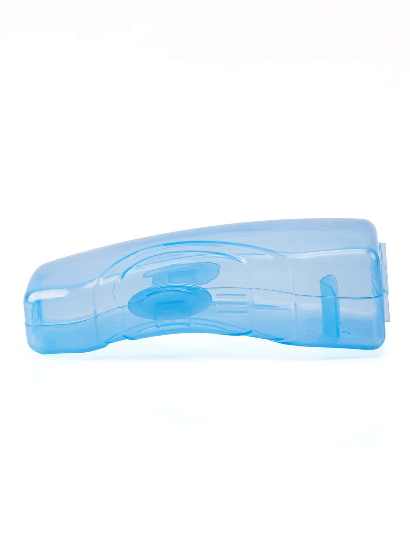 meomill 1pc Blue Baby Feeding Tool, Translucent Squeezeproof Puree Box