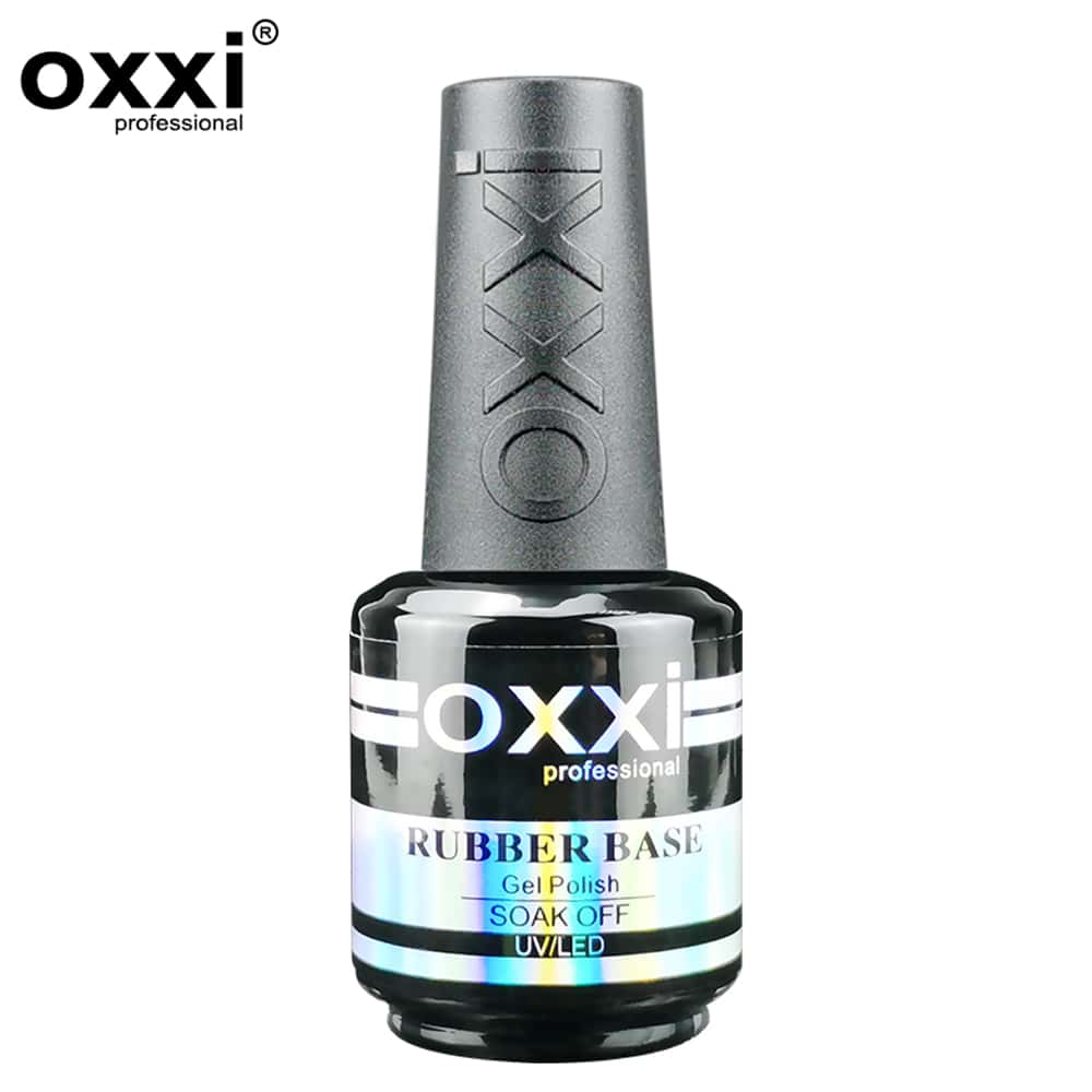 oxxi professional Oxxi 15ml 橡胶底油，半永久指甲油底油，Gellac UV LED 永久指甲油，家用美甲和沙龙美甲凝胶指甲油 - 杏色 - 查看 1