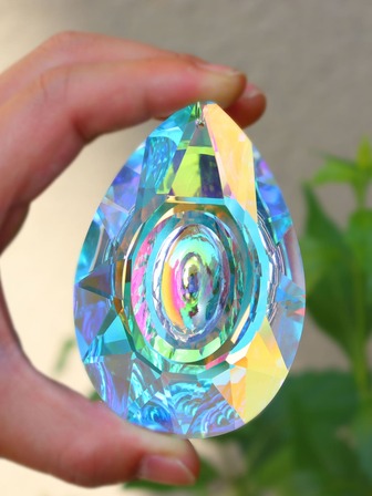 水晶太陽捕手帶適用於花園裝飾用品