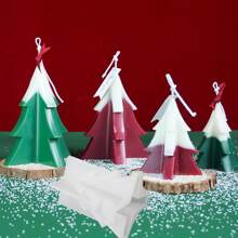 1入組DIY香薰蠟燭聖誕樹模具 - 白色 - 查看 2