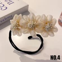 1入花卉設計捲髮器，女性髮飾，懶人髮型造型工具 - 彩色 - 查看 7