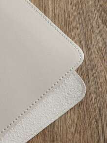 1pc 80 X 40CM Waterproof Large PU Leather Mouse Pad & 1pc Coaster For Office & Home
