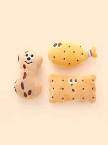 1 Miếng Đồ chơi mèo Đáng yêu Gà Chân Bánh quy Hình dạng Đồ chơi Plush Mài răng , Cắn Sức chống cự , Ngẫu nhiên Phong cách - Nhiều màu - Xem 1