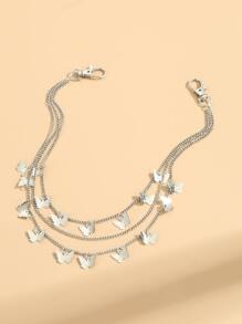 1pc Silver Butterfly Waist Chain, Suitable For Daily Wear, Music Festivals, Parties, Vacations Fall, Autumn, Halloween - Silver - View 3