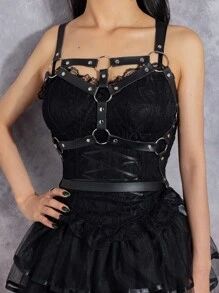 Cinturones Arnés de Mujer - Negro - Ver 2