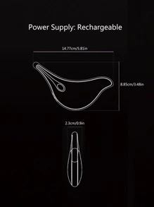 1入組可充電多功能按摩器適用於眼睛,臉部,領&肩膀帶振動&熱敷功能,帶Type C充電端口,協助眼霜 - 紫色 - 查看 8