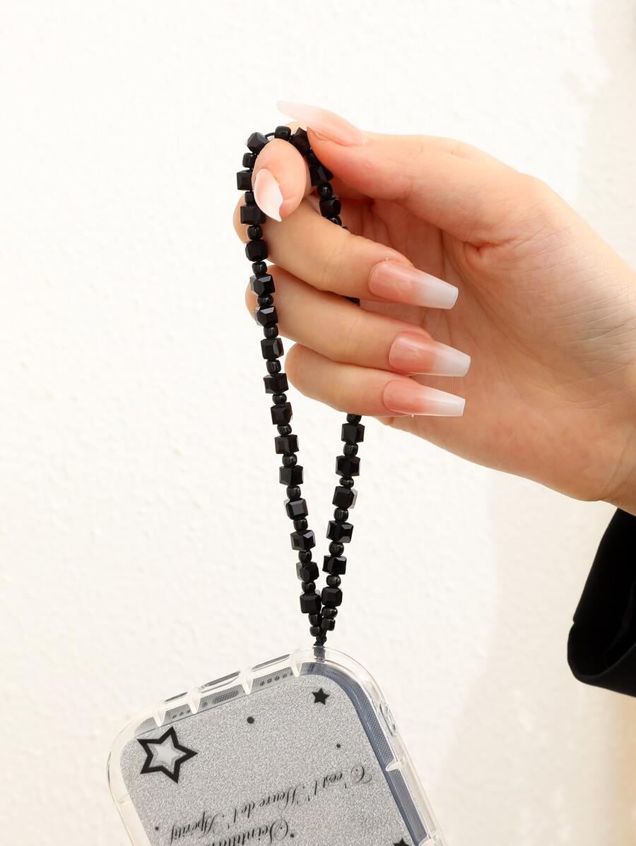 玻璃珠手机挂绳礼物，适合送给母亲、家人、朋友、生日、节日的手机挂饰、手机链