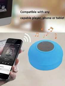 Loa không dây chống nước di động 1 cái - Màu xanh nhạt - Xem 6