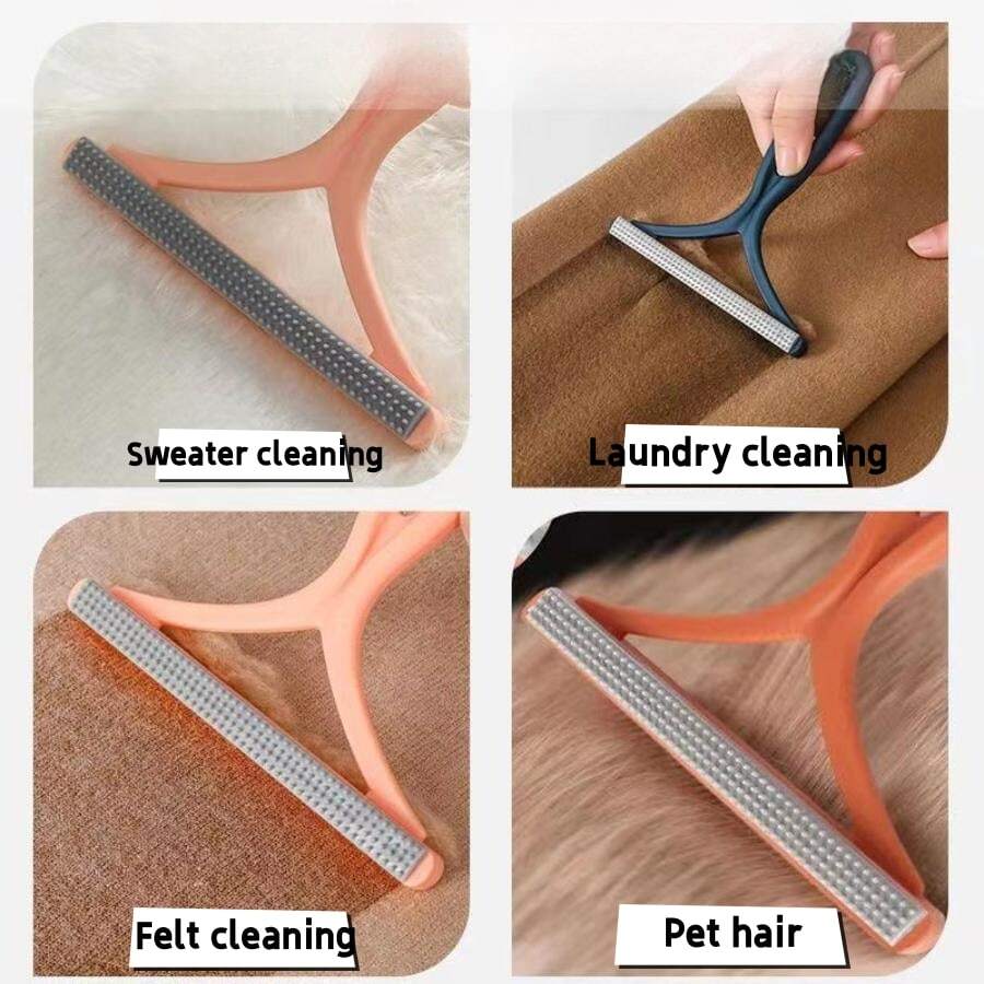 Carpet Hair Removal Brush, Lint Roller - Orange - View 1