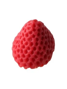 1pc Four-Cavity Strawberry Shape Silicone Mold For Icing, Fruit, Candle, Aromatherapy, Diy Baking Material - White - View 5
