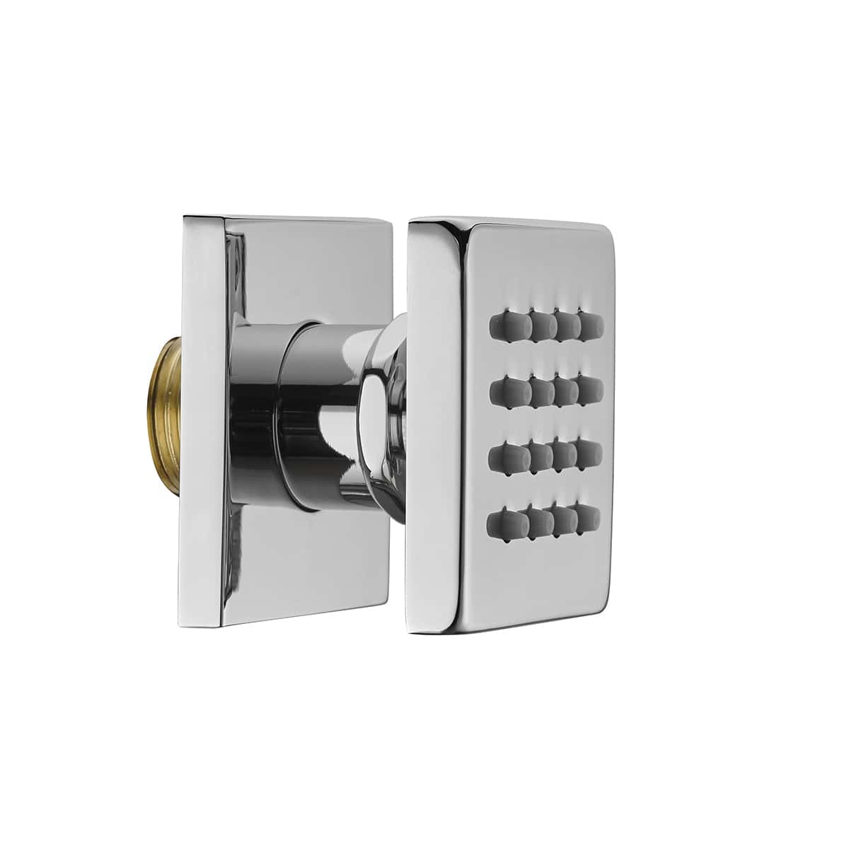 Brass Shower Body Sprays Angle Adjustable, Chrome, Square Shower Jets