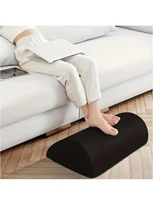 人類工程學擱腳板辦公和家庭,搖擺設計,帶可水洗套 - 黑色 - 查看 4