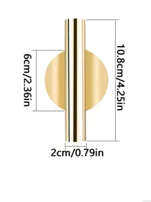 1/2/3pcs Creative Wall Vase Floral Holder Hanging Wall Decor Golden Flower Pot For Living Room Home Decor Room Decor Flower Vase Glass Vase