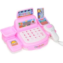 10入組粉色兒童玩具收銀機,3至5歲男女童均可,角色扮演模擬收銀員機器,室內親子互動遊戲,生日禮物 - 粉色 - 查看 5