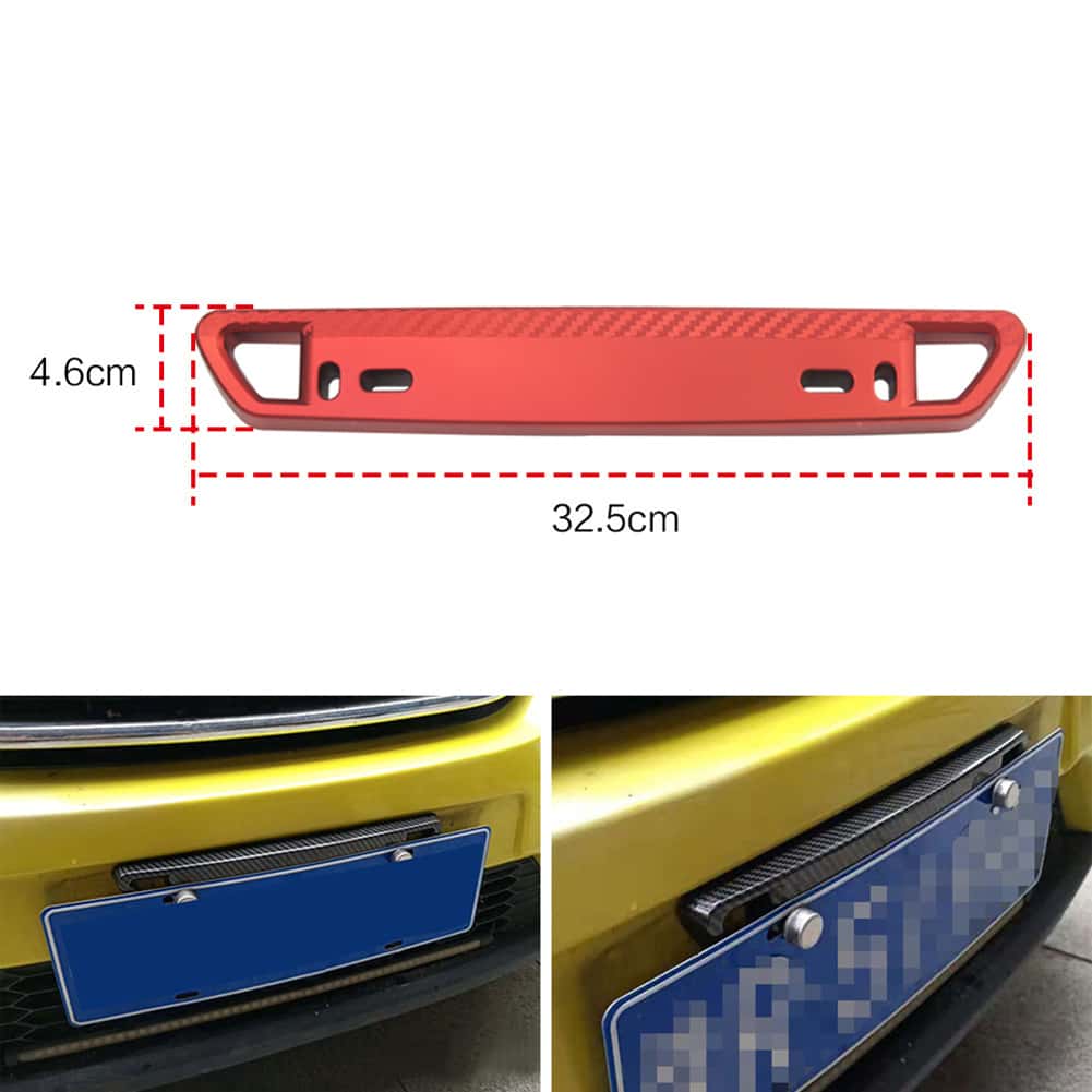 Universal License Plate Bracket Bar Bumper Front Number License Plate