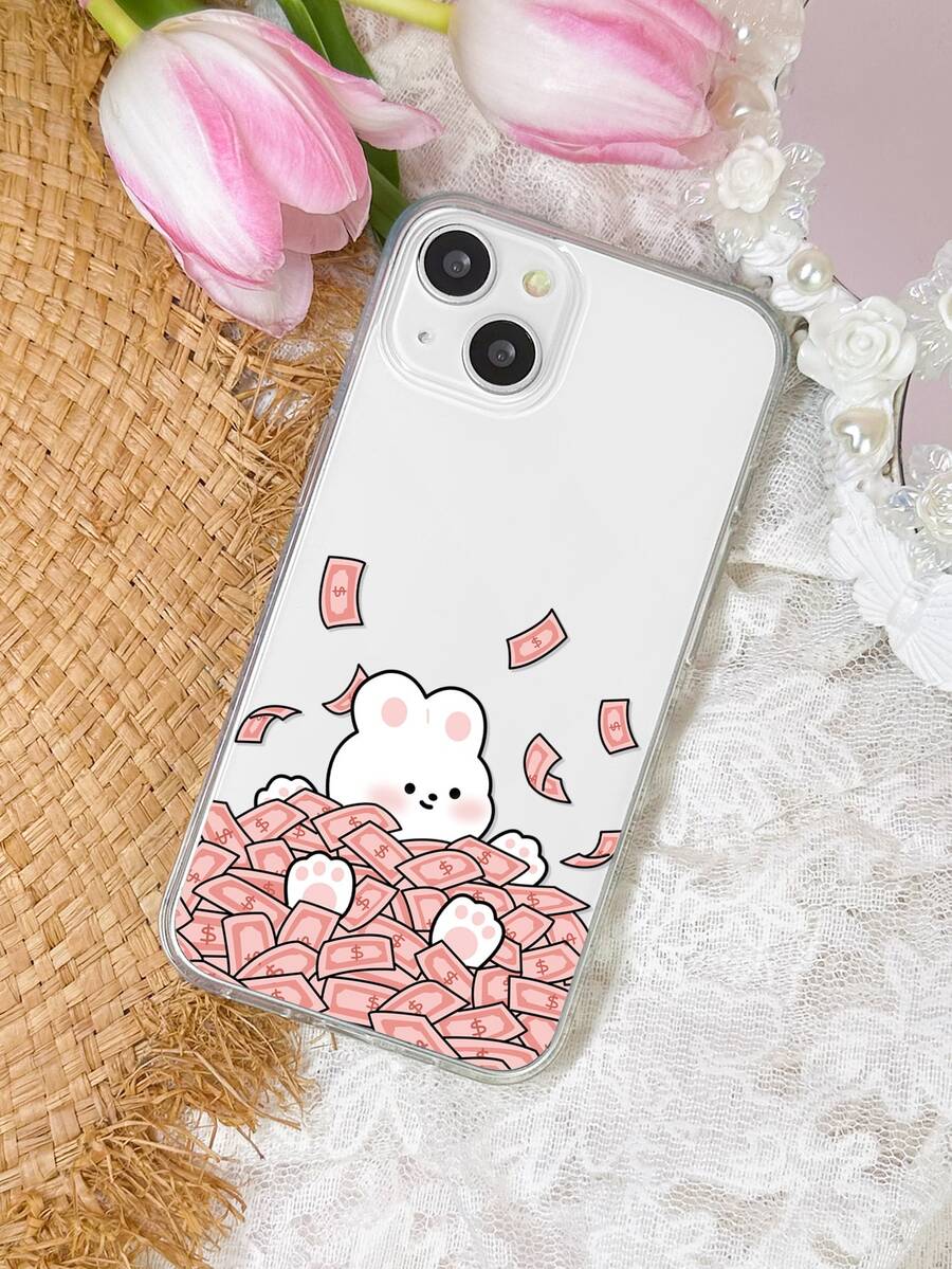 Hoạt hình Thỏ Làm sạch ốp điện thoại - Nhiều màu - Xem 1