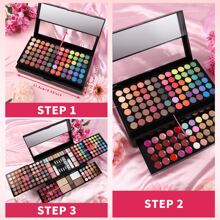 Professional Makeup Gift Sets For Women - 185 Colors Makeup Palette Include Eyeshadows, Concealers, Lip Colors, Highlighters, Blushes, Face Contour Powder, Eyebrow Powder, Eyeliner Pencil, Mirror All In One Makeup Sets