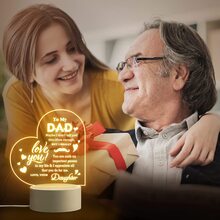 1入組爸爸禮物女兒,爸爸生日禮物,至爸爸禮物小夜燈,最好禮物適用於爸爸生日情人節聖誕禮物適用於爸爸女兒