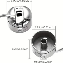 1pc Sewing Machine Parts Set (bobbin Case And Bobbin) For Vintage Treadle Sewing Machine - Silver - View 3