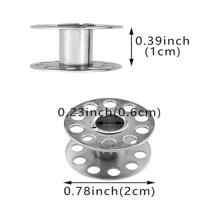 1pc Sewing Machine Parts Set (bobbin Case And Bobbin) For Vintage Treadle Sewing Machine - Silver - View 4
