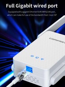 COMFAST CF-XR186 AX3000 3000Mbps ( 2.4G 和 5G ) WiFi6 無綫中繼器雙頻 2.4GHz 574Mbps 和 5GHz 2402Mbps 無綫路由器擴展器 802.11ax 全千兆辦公 - 白色 - 查看 7