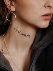 Tatuajes Temporales - Negro - Ver 3