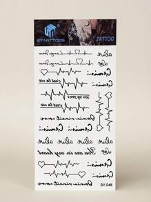 Tatuajes Temporales - Negro - Ver 5