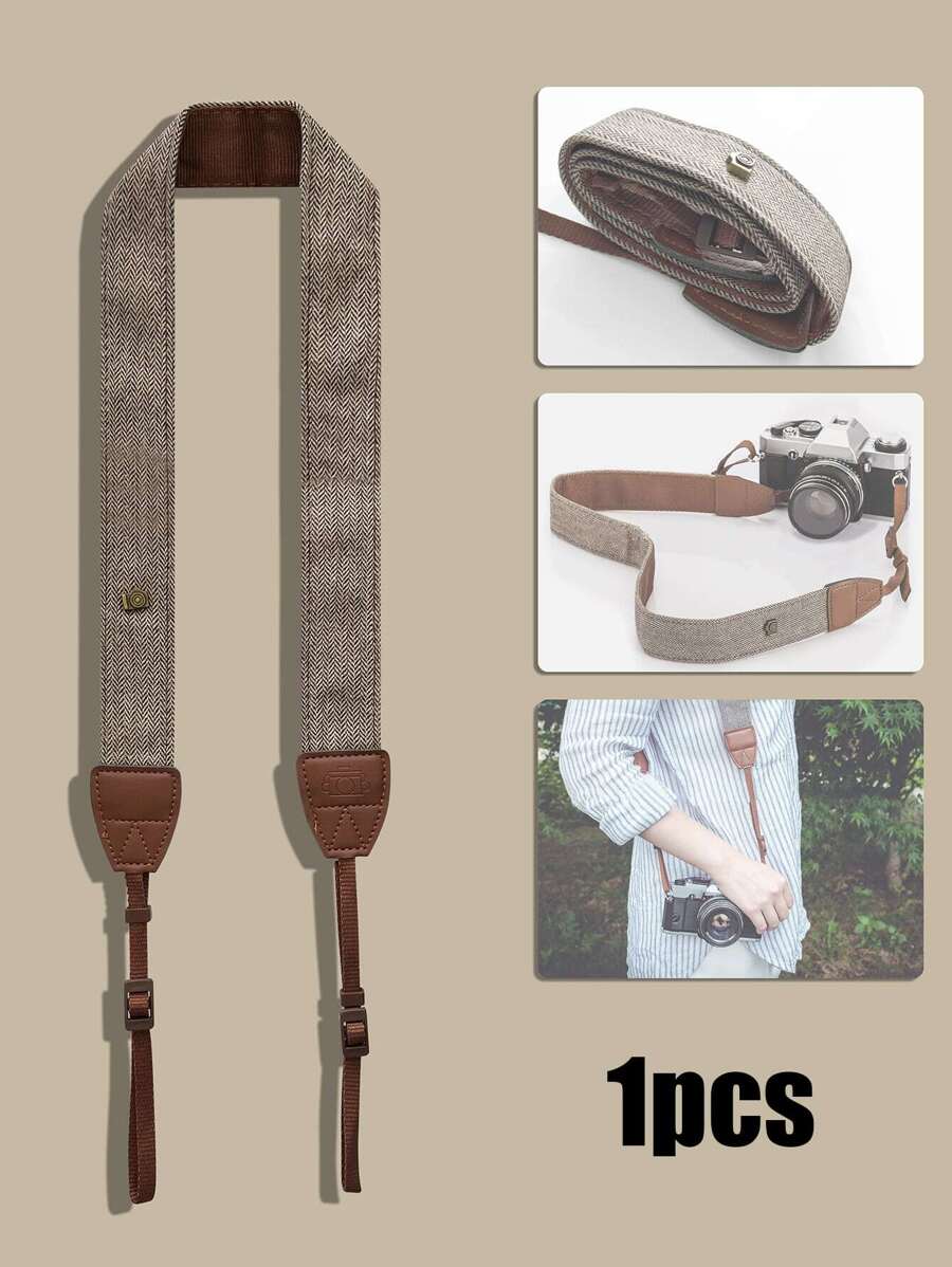 1入組PU皮革相機帶