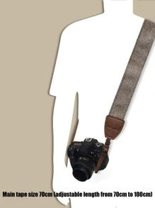 1入組PU皮革相機帶