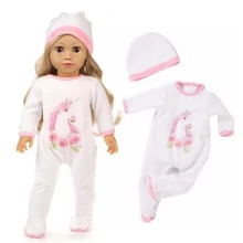 19 pcs American Doll Clothes Gift for 18 inch Doll Clothes and Accessories, Including 10 Complete Sets of Clothing - Multicolor - View 3