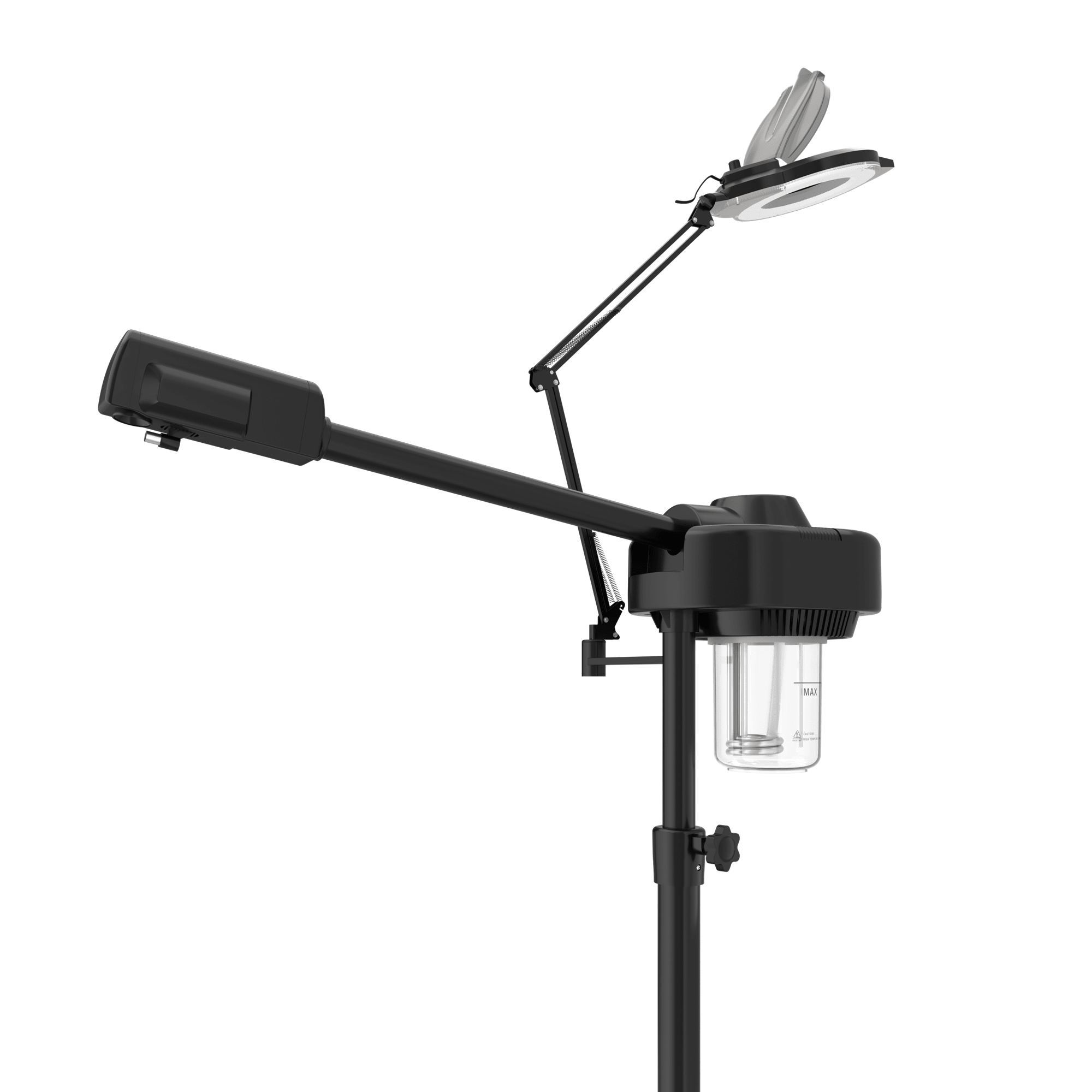 Professional Ozone Facial Steamer & 5X Magnifying Lamp 2in1 Face