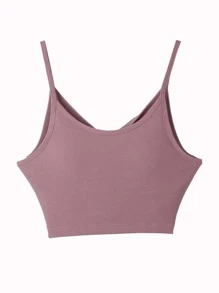 Back Knot Fitness Yoga Bra Tank Top For Women - Dusty Pink - View 6