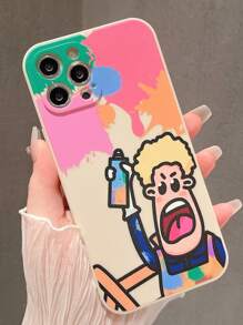 Figure Graphic Phone Case - Multicolor - View 2