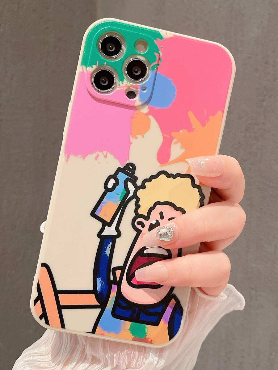 Figure Graphic Phone Case - Multicolor - View 1