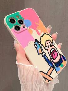 Figure Graphic Phone Case - Multicolor - View 3