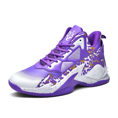 JEKO Men's Basketball Shoes Lightweight Running Shoes Comfortable High Top Sports Shoes