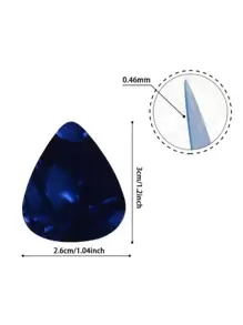 50 piezas/paquete Plumillas de guitarra , de colores para guitarra jugadores - Multicolor - Ver 2