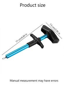 1pc Fish Hook Remover, T-Shaped Fish Hook Separator - Blue - View 4