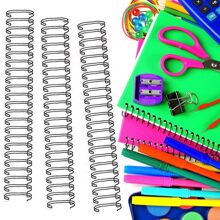 5 Vòng Dây điện Ràng buộc Vòng lặp Dây điện Ràng buộc Nhẫn Dây điện 1 Inch Đường kính 23 Hố Đối với Giáo viên Học sinh Tài liệu Quyển sổ Làm , Đen - màu đen - Xem 3