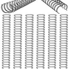 5 Vòng Dây điện Ràng buộc Vòng lặp Dây điện Ràng buộc Nhẫn Dây điện 1 Inch Đường kính 23 Hố Đối với Giáo viên Học sinh Tài liệu Quyển sổ Làm , Đen - màu đen - Xem 1