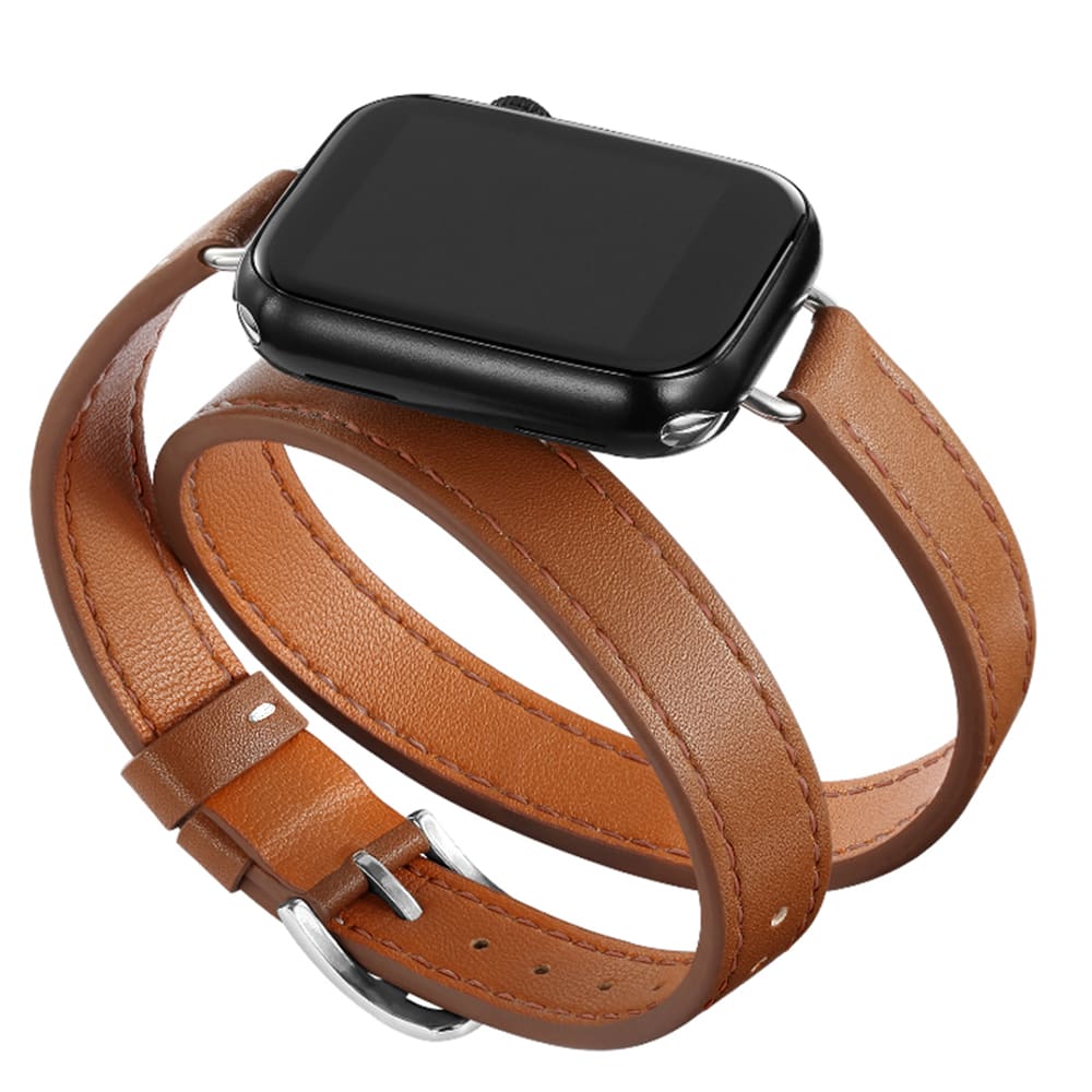 1 pezzo Cinturino doppio strato marrone compatibile con la fascia Apple  Watch, cinturino Apple Watch, fascia Apple Watch, cinturino Apple Watch |  SHEIN ITALIA