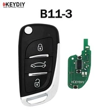 B11 B11-2 B11-3 DS Style 2/3 Button Universal Remote Car Key Compatible With KD900/KD-X2/KD MAX/KD MIN - Army Green - View 1