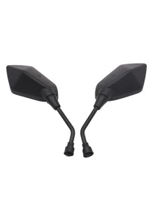 2入組摩托車後視鏡 - 黑色 - 查看 3