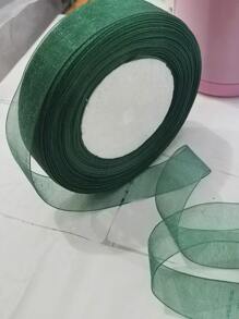 2cm半透明歐根紗緞帶帶蝴蝶結裝飾用品適用於頭髮配飾,蛋糕裝飾,