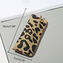 Leopard Print Men's And Women's Glasses Bag Portable Sunglasses Bag Lingge Protective Case Short Sight Glasses Fashion Glasses Bag Storage Bag Makeup Brushes Storage Makeup Storage Glasses Case Holder Organizer Storage Eyeglass Case Protective Case Glasses Bag Sunglasses Pouch For Travel Vacation Cruise Summer Holiday Travelling Bag Travel Stuff Essentials For College Dorm Home School Travel Kit