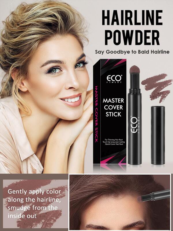 Hairline Powder Stick, Hair Shadow Powder Root Touch Up Powder