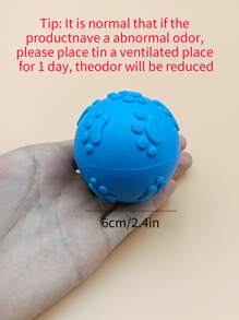 1pc Random Color Pet Chew Toy Ball For Dog And Cat For Interaction - Multicolor - View 5