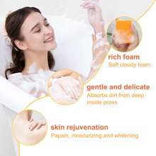 ELAIMEI Kojic Acid Soap for Face & Body 100g - Orange - View 3